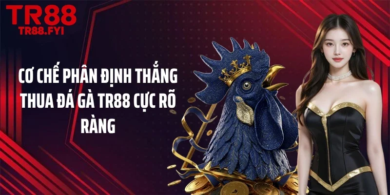 Cơ chế phân định thắng thua đá gà TR88 cực rõ ràng